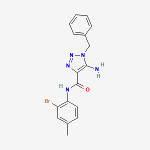 5-amino-1-benzyl-N-(2-bromo-4-methylphenyl)-1H-1,2,3-triazole-4-carboxamide