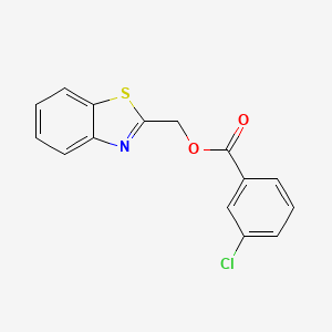 1,3-Benzothiazol-2-ylmethyl 3-chlorobenzoate