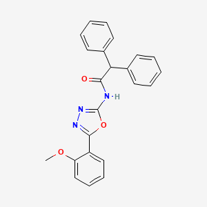 N-[5-(2-methoxyphenyl)-1,3,4-oxadiazol-2-yl]-2,2-diphenylacetamide