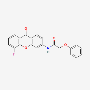 N-(5-fluoro-9-oxo-9H-xanthen-3-yl)-2-phenoxyacetamide
