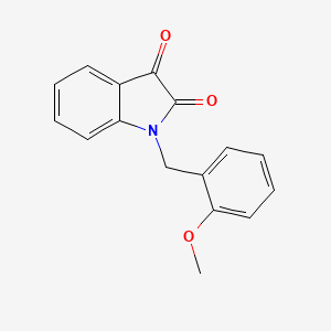 molecular formula C16H13NO3 B2568764 1-(2-methoxybenzyl)-1H-indole-2,3-dione CAS No. 797780-62-2