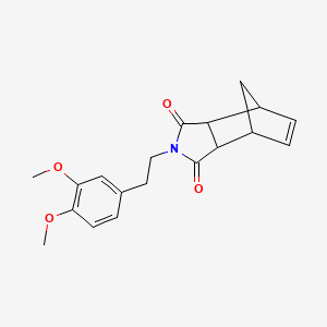 2-[2-(3,4-dimethoxyphenyl)ethyl]-3a,4,7,7a-tetrahydro-1H-4,7-methanoisoindole-1,3-dione