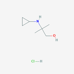 2-(Cyclopropylamino)-2-methylpropan-1-ol hydrochloride