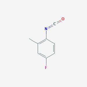 molecular formula C8H6FNO B2568778 4-Fluoro-1-isocyanato-2-methylbenzene CAS No. 67191-92-8