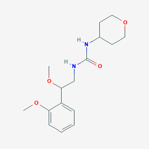 1-(2-methoxy-2-(2-methoxyphenyl)ethyl)-3-(tetrahydro-2H-pyran-4-yl)urea