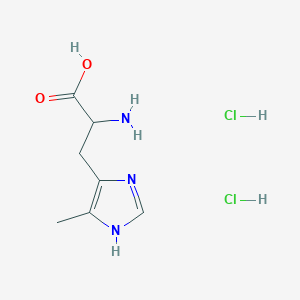 2-Amino-3-(5-methyl-1H-imidazol-4-yl)propanoic acid;dihydrochloride
