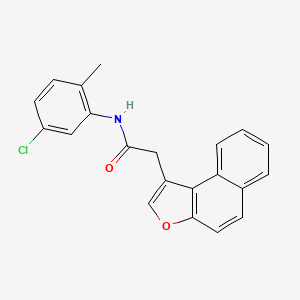 molecular formula C21H16ClNO2 B2568802 N-(5-chloro-2-methylphenyl)-2-(naphtho[2,1-b]furan-1-yl)acetamide CAS No. 622351-54-6