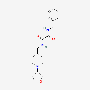 N1-benzyl-N2-((1-(tetrahydrofuran-3-yl)piperidin-4-yl)methyl)oxalamide