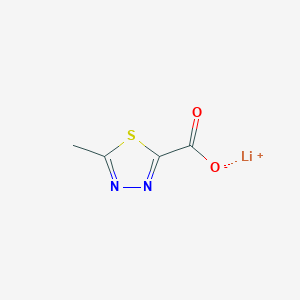 molecular formula C4H3LiN2O2S B2568820 Lithium 5-methyl-1,3,4-thiadiazole-2-carboxylate CAS No. 1810070-07-5