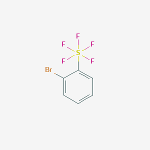 molecular formula C6H4BrF5S B2568822 2-Bromophenylsulphur pentafluoride CAS No. 1435807-16-1