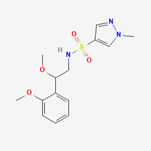 N-(2-methoxy-2-(2-methoxyphenyl)ethyl)-1-methyl-1H-pyrazole-4-sulfonamide
