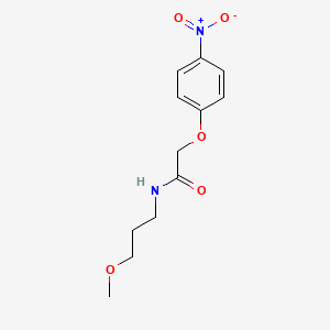 molecular formula C12H16N2O5 B2568935 N-(3-methoxypropyl)-2-(4-nitrophenoxy)acetamide CAS No. 330677-20-8