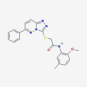 N-(2-methoxy-5-methylphenyl)-2-[(6-phenyl-[1,2,4]triazolo[4,3-b]pyridazin-3-yl)sulfanyl]acetamide