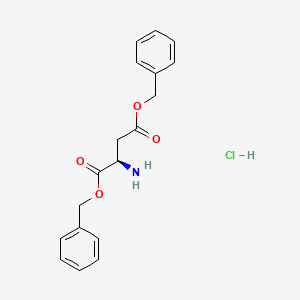 molecular formula C18H20ClNO4 B2568953 H-D-Asp(OBzl)-OBzl.HCl CAS No. 174457-99-9; 6327-59-9