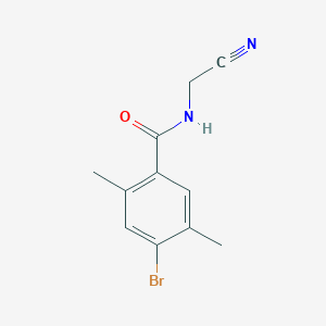 molecular formula C11H11BrN2O B2568982 4-bromo-N-(cyanomethyl)-2,5-dimethylbenzamide CAS No. 2094710-57-1
