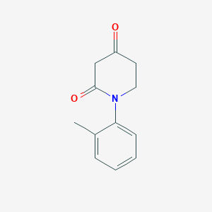 1-(2-Methylphenyl)piperidine-2,4-dione