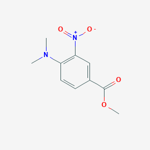 molecular formula C10H12N2O4 B2569018 Methyl 4-(dimethylamino)-3-nitrobenzoate CAS No. 82080-46-4