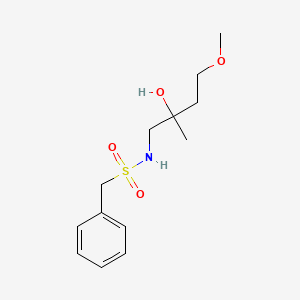 N-(2-Hydroxy-4-methoxy-2-methylbutyl)-1-phenylmethanesulfonamide