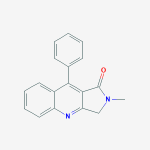 molecular formula C18H14N2O B256904 2-methyl-9-phenyl-2,3-dihydro-1H-pyrrolo[3,4-b]quinolin-1-one 