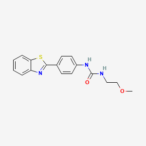 1-(4-(Benzo[d]thiazol-2-yl)phenyl)-3-(2-methoxyethyl)urea
