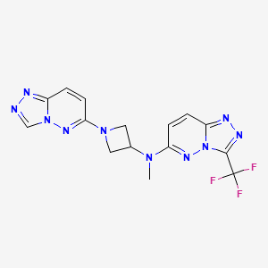 N-methyl-1-{[1,2,4]triazolo[4,3-b]pyridazin-6-yl}-N-[3-(trifluoromethyl)-[1,2,4]triazolo[4,3-b]pyridazin-6-yl]azetidin-3-amine