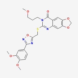 2-[7-(azepan-1-ylsulfonyl)-2-oxo-2,3,4,5-tetrahydro-1H-1-benzazepin-1-yl]-N-(4-fluorophenyl)acetamide