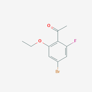 1-(4-Bromo-2-ethoxy-6-fluorophenyl)ethan-1-one