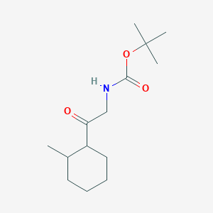 Tert-butyl N-[2-(2-methylcyclohexyl)-2-oxoethyl]carbamate