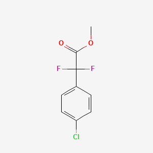 molecular formula C9H7ClF2O2 B2569128 甲基(4-氯苯基)(二氟)乙酸酯 CAS No. 1393558-32-1