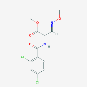 methyl (3E)-2-[(2,4-dichlorophenyl)formamido]-3-(methoxyimino)propanoate