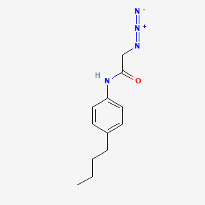 molecular formula C12H16N4O B2569215 2-azido-N-(4-butylphenyl)acetamide CAS No. 1486729-34-3