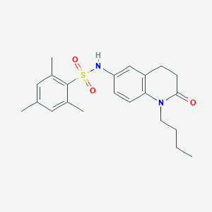 N-(1-butyl-2-oxo-1,2,3,4-tetrahydroquinolin-6-yl)-2,4,6-trimethylbenzenesulfonamide