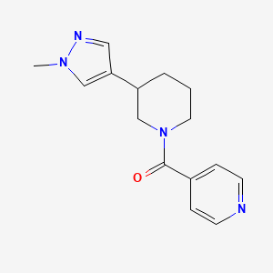 [3-(1-Methylpyrazol-4-yl)piperidin-1-yl]-pyridin-4-ylmethanone