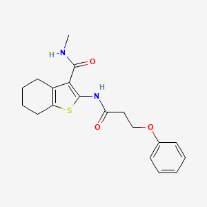 N-methyl-2-(3-phenoxypropanamido)-4,5,6,7-tetrahydrobenzo[b]thiophene-3-carboxamide