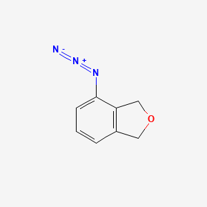molecular formula C8H7N3O B2569245 1,3-二氢异苯并呋喃-4-基叠氮化物 CAS No. 1824098-69-2