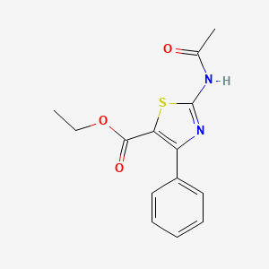 Ethyl 2-(acetylamino)-4-phenyl-1,3-thiazole-5-carboxylate