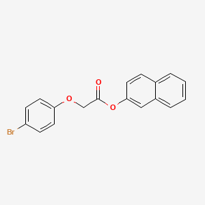 molecular formula C18H13BrO3 B2569318 Naphthalen-2-yl 2-(4-bromophenoxy)acetate CAS No. 313253-30-4