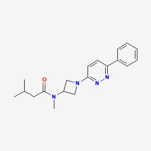 N,3-Dimethyl-N-[1-(6-phenylpyridazin-3-yl)azetidin-3-yl]butanamide
