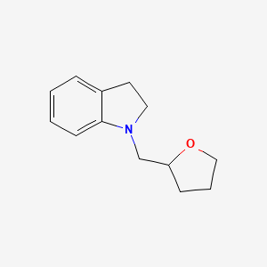 1-(Oxolan-2-ylmethyl)-2,3-dihydroindole