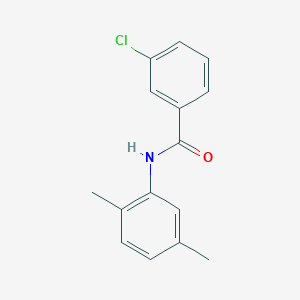 molecular formula C15H14ClNO B2569440 3-chloro-N-(2,5-dimethylphenyl)benzamide CAS No. 196700-87-5