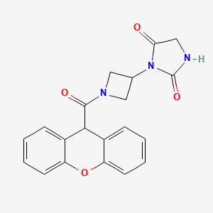 3-(1-(9H-xanthene-9-carbonyl)azetidin-3-yl)imidazolidine-2,4-dione