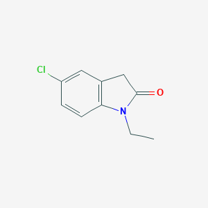 molecular formula C10H10ClNO B256946 1-Ethyl-5-chloro-1H-indole-2(3H)-one 
