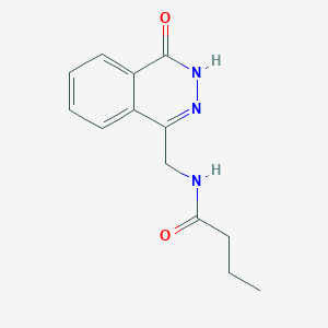 N-[(4-oxo-3H-phthalazin-1-yl)methyl]butanamide