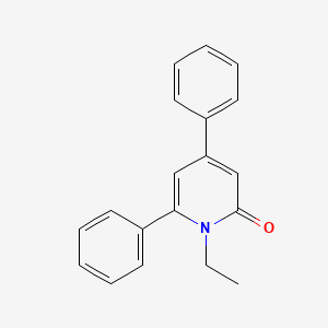 1-Ethyl-4,6-diphenylpyridin-2-one