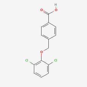 4-[(2,6-Dichlorophenoxy)methyl]benzoic acid