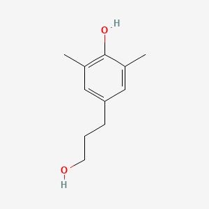 molecular formula C11H16O2 B2569527 4-(3-羟基丙基)-2,6-二甲基苯酚 CAS No. 122004-95-9
