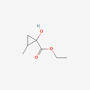 Ethyl 1-hydroxy-2-methylcyclopropanecarboxylate