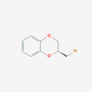 molecular formula C9H9BrO2 B2569542 (R)-2-(bromomethyl)-2,3-dihydrobenzo[b][1,4]dioxine CAS No. 1142953-55-6