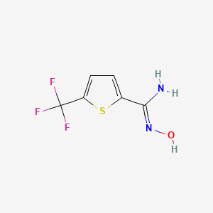 N'-Hydroxy-5-(trifluoromethyl)thiophene-2-carboximidamide