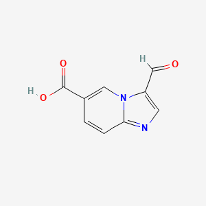 3-Formylimidazo[1,2-A]pyridine-6-carboxylic acid